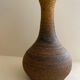 Vase céramique Accolay ocre jaune doré