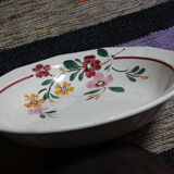 Salad bowl - floral motif - Sarreguemines