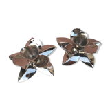 Metal candlestick shapes "flower"