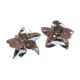 Metal candlestick shapes "flower"