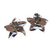 Metal candlestick shapes "flower"