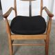 Oak armchair from 1950 by Guillerme and Chambron