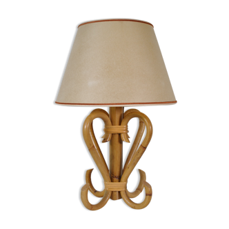 Rattan lamp 1970