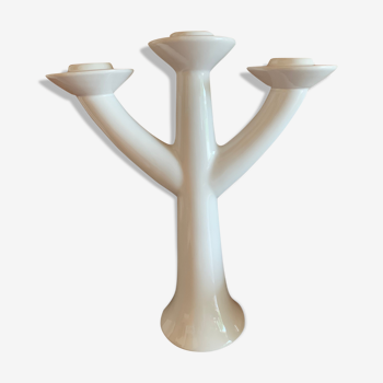 Swedish chandelier white ceramic 3 fires