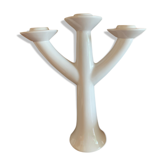 Swedish chandelier white ceramic 3 fires