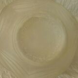 Compressed glass ball vase france art deco