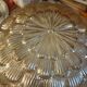 Vintage ceiling light in gold iridescent glass