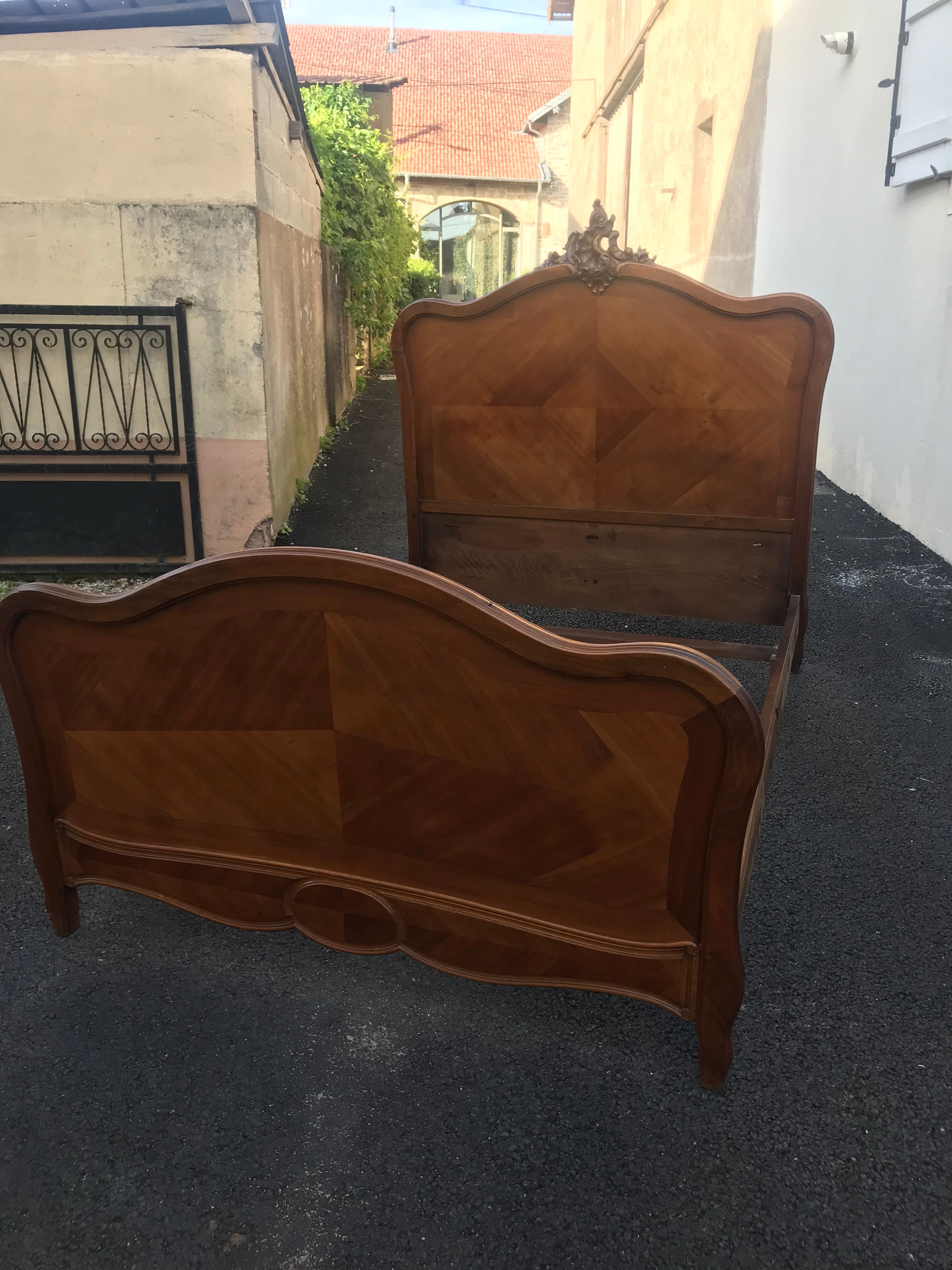 Bed Louis XV Rocaille