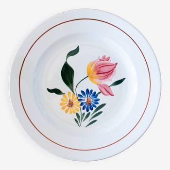 Old Villeroy & Boch hand-painted dish