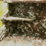 Meuble lavabo en sapin massif XX siècle