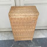Large vintage rattan basket