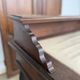 Antique Henri II style desk in solid wood - 2 drawers - 120cm