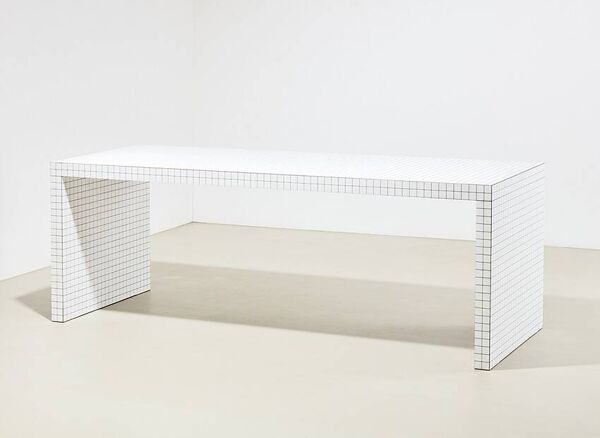 Table à manger Quaderna rare, première édition, par Superstudio Italie, 1969