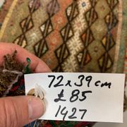 Turkish Kilim 72x39 cm