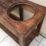 Old solid wood counter