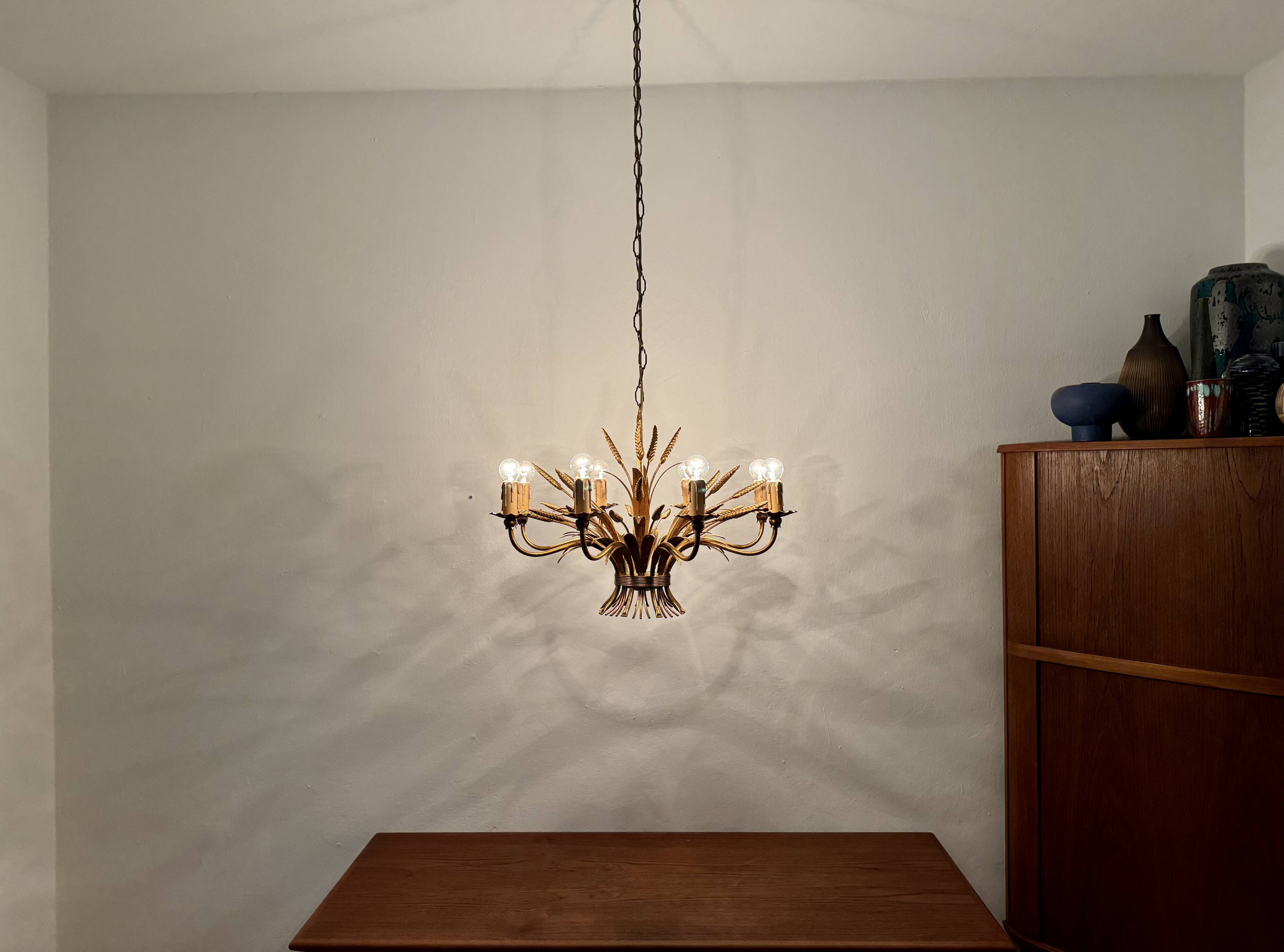 Italian Hollywood Regency Chandelier by Hans Kögl