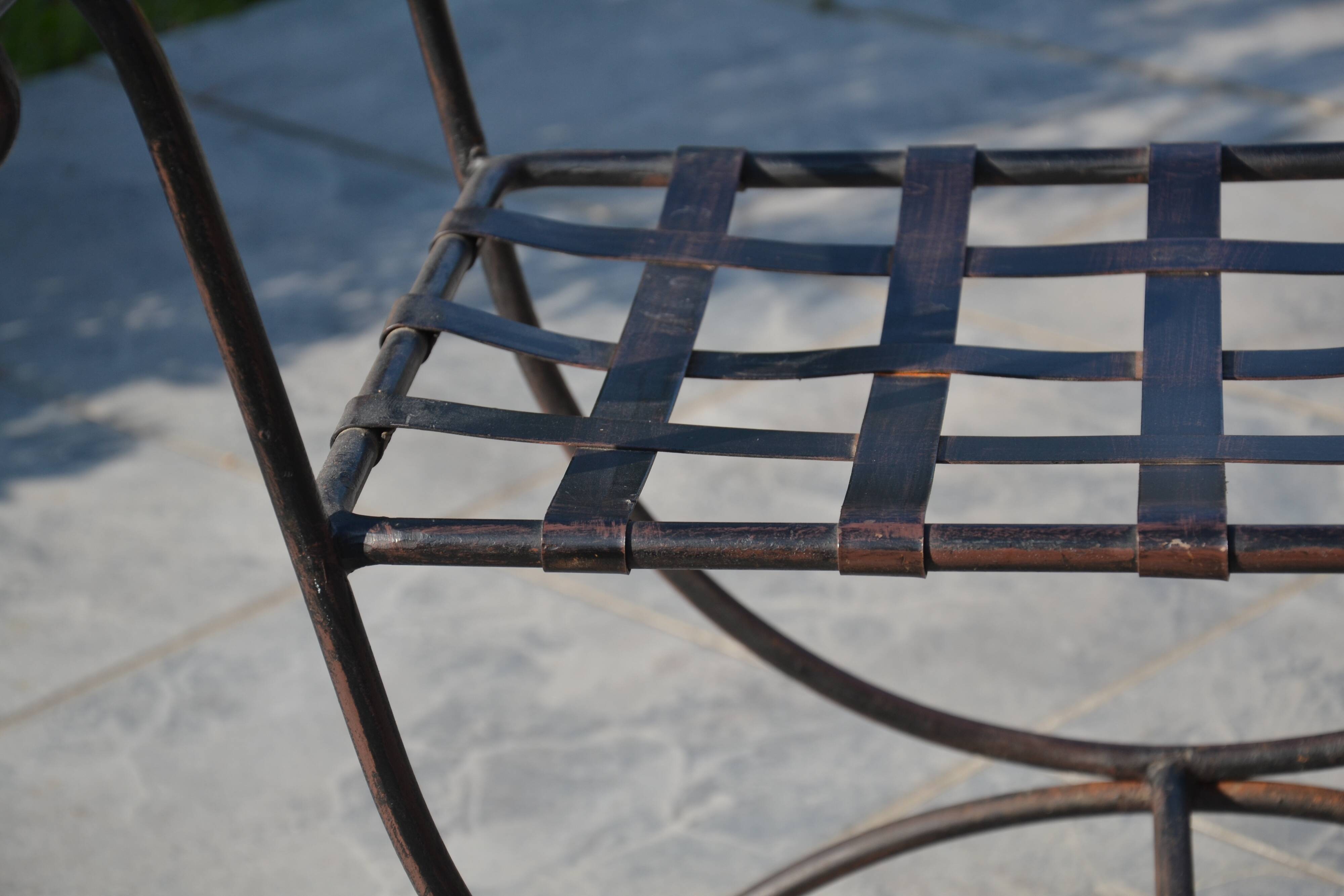 Stool/Seat "Curule" Neo-Classical Empire style