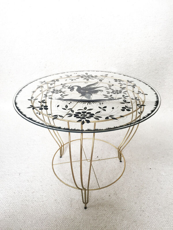 Table low hollywood regency décor 'phoenix', 1950