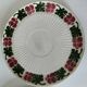 Set of 4 vintage summer fruit dessert plates.