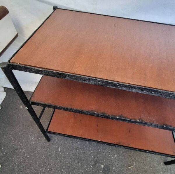 Console, étagère sur pied industrielle