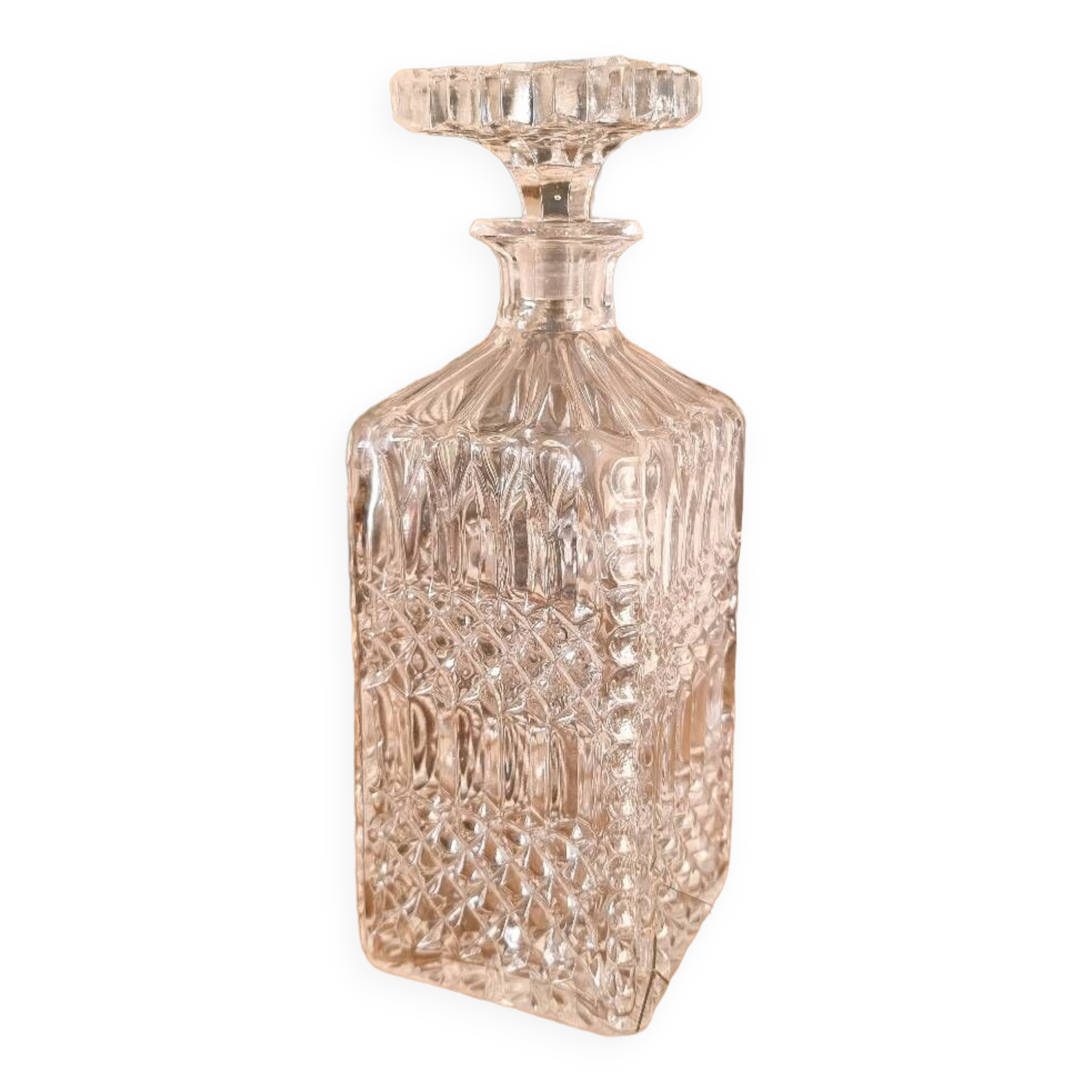 Crystal whiskey decanter, 1950