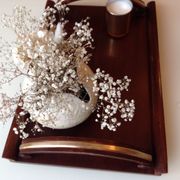 Wooden top art deco style / vintage 40s-50s
