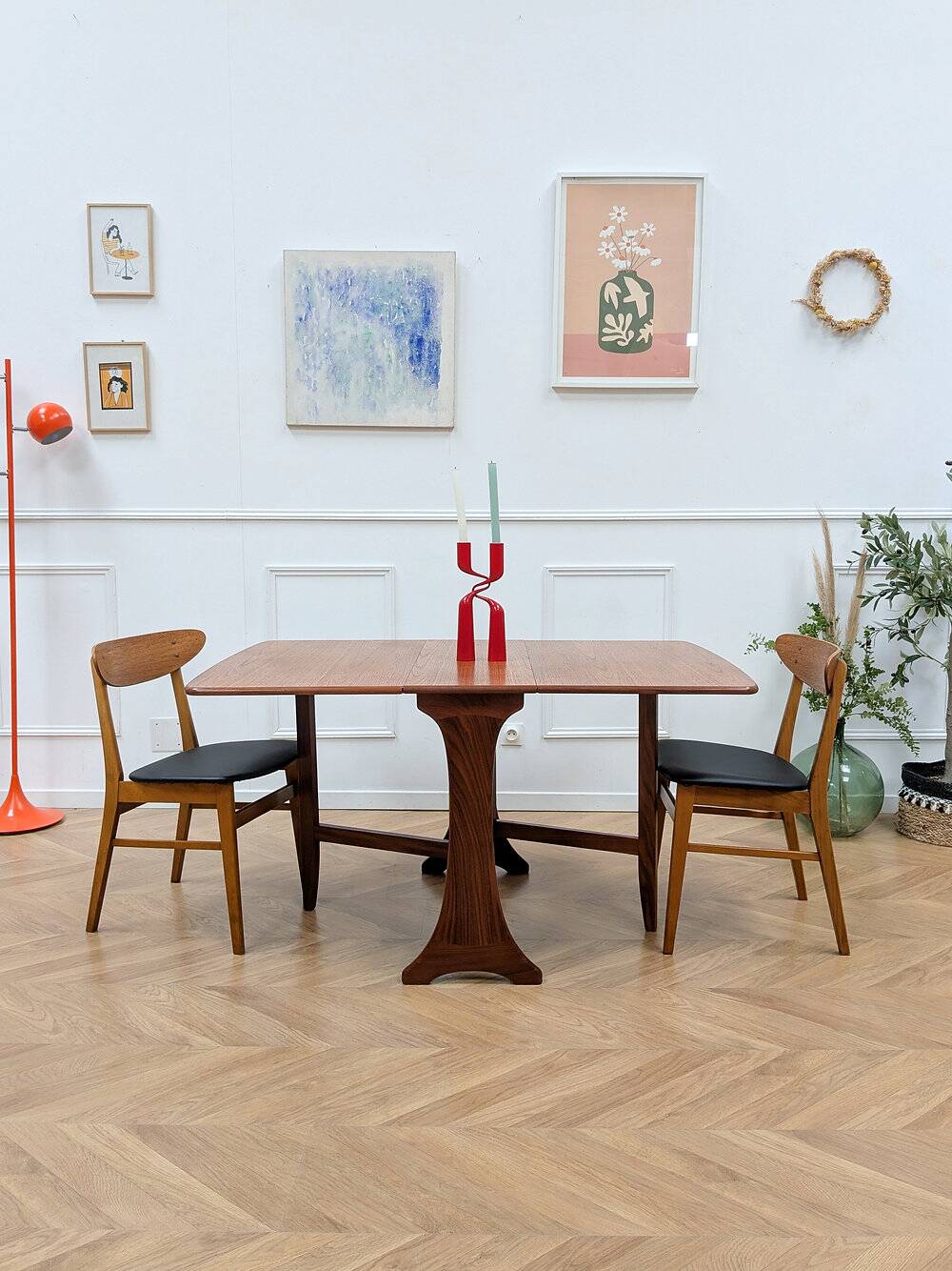 Table modulable G-Plan vintage pliante