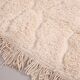 Cream Handmade Moroccan Rug 167 x 242 cm - Beige Beni Ourain Rug Berber