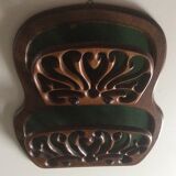 Scandinavian mail range in carved wood from the 60s and 70s