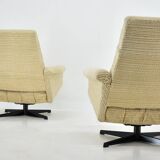 Pair of Armchairs, Tabouret by Morávek a Munzar, 1968s