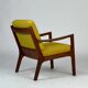 Fauteuil « Senator » en teck par Ole Wanscher, design danois, années 1960