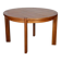 Round extendable dining table in wood published by Monopoly, 1970.