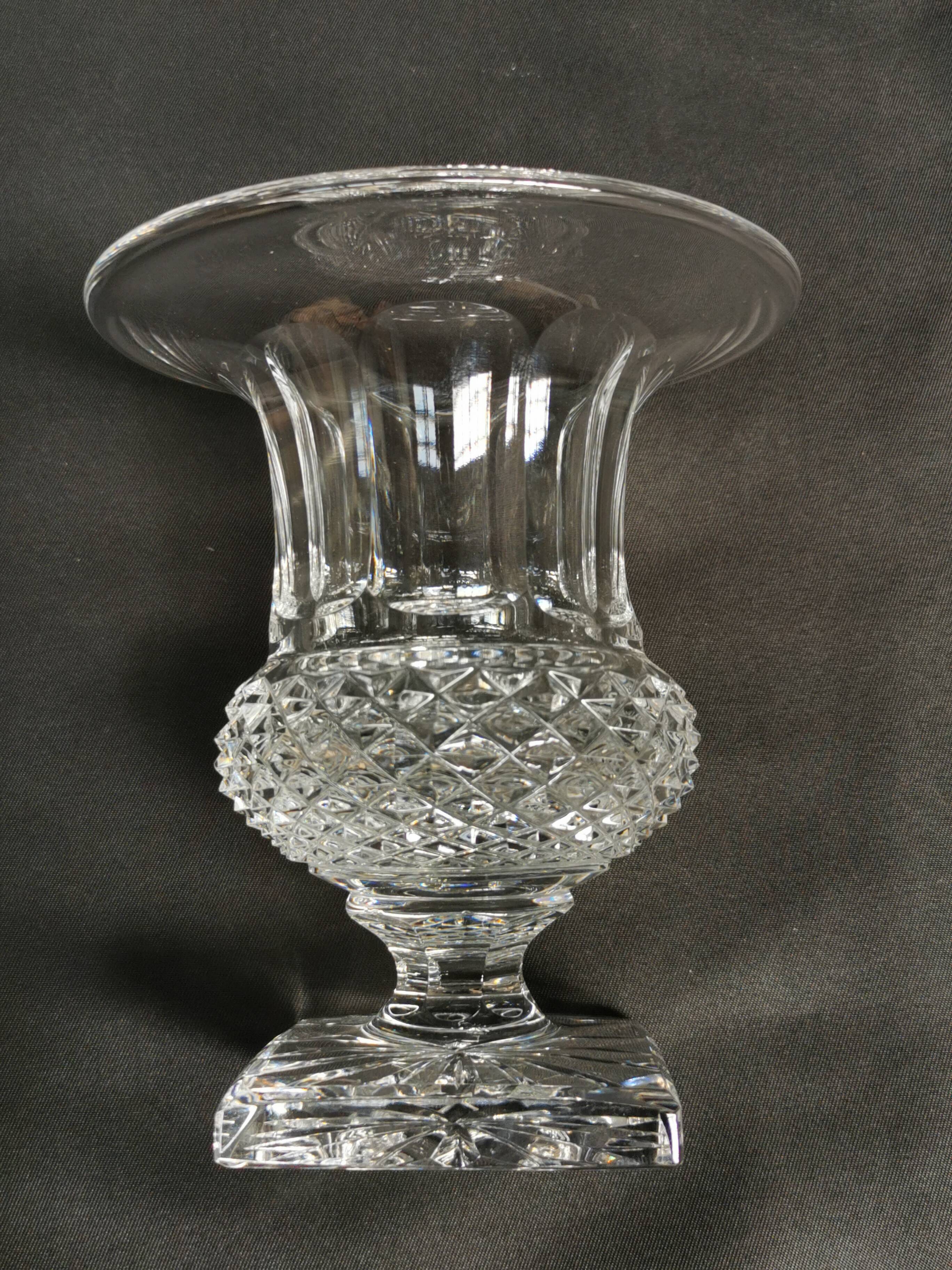 St Louis Crystal Medici Vase Versailles Model