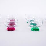 Set of dessert bowls, Italian design, 1970s, made in Italy