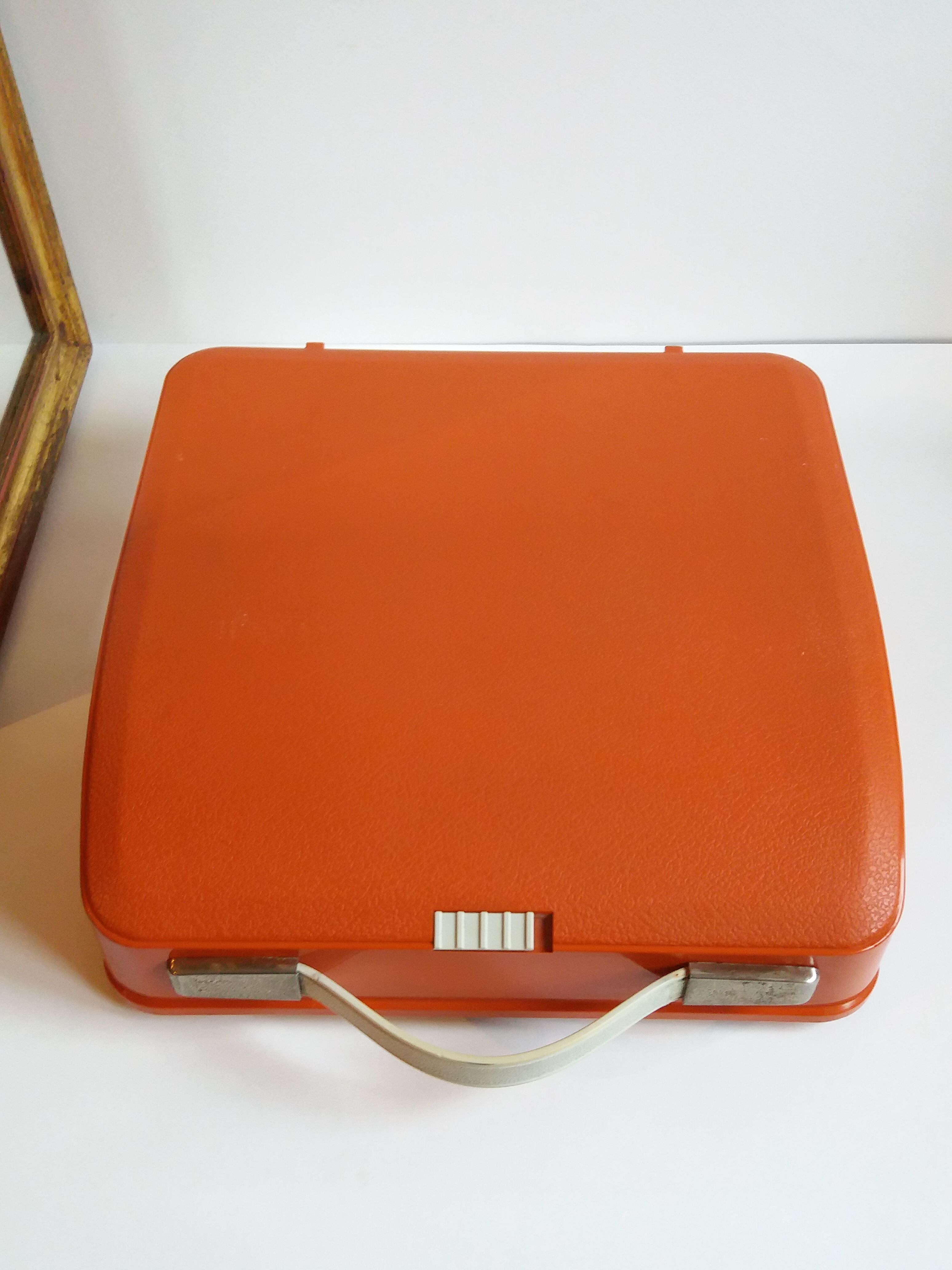 Hermes Baby orange typewriter