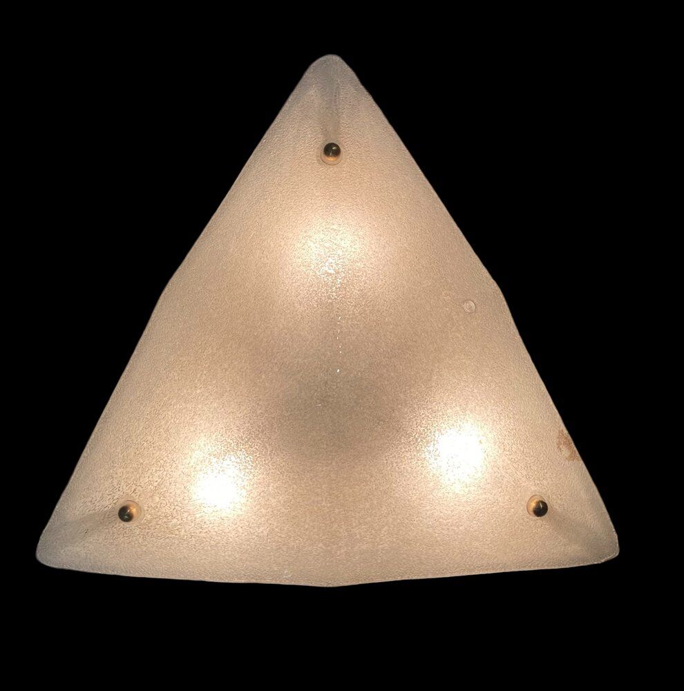 Plafonnier italien en verre de Murano de La Murrina