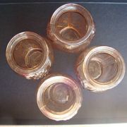 Art Deco vase in pink glass / 4
