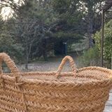 Moroccan basket vegetable fibers