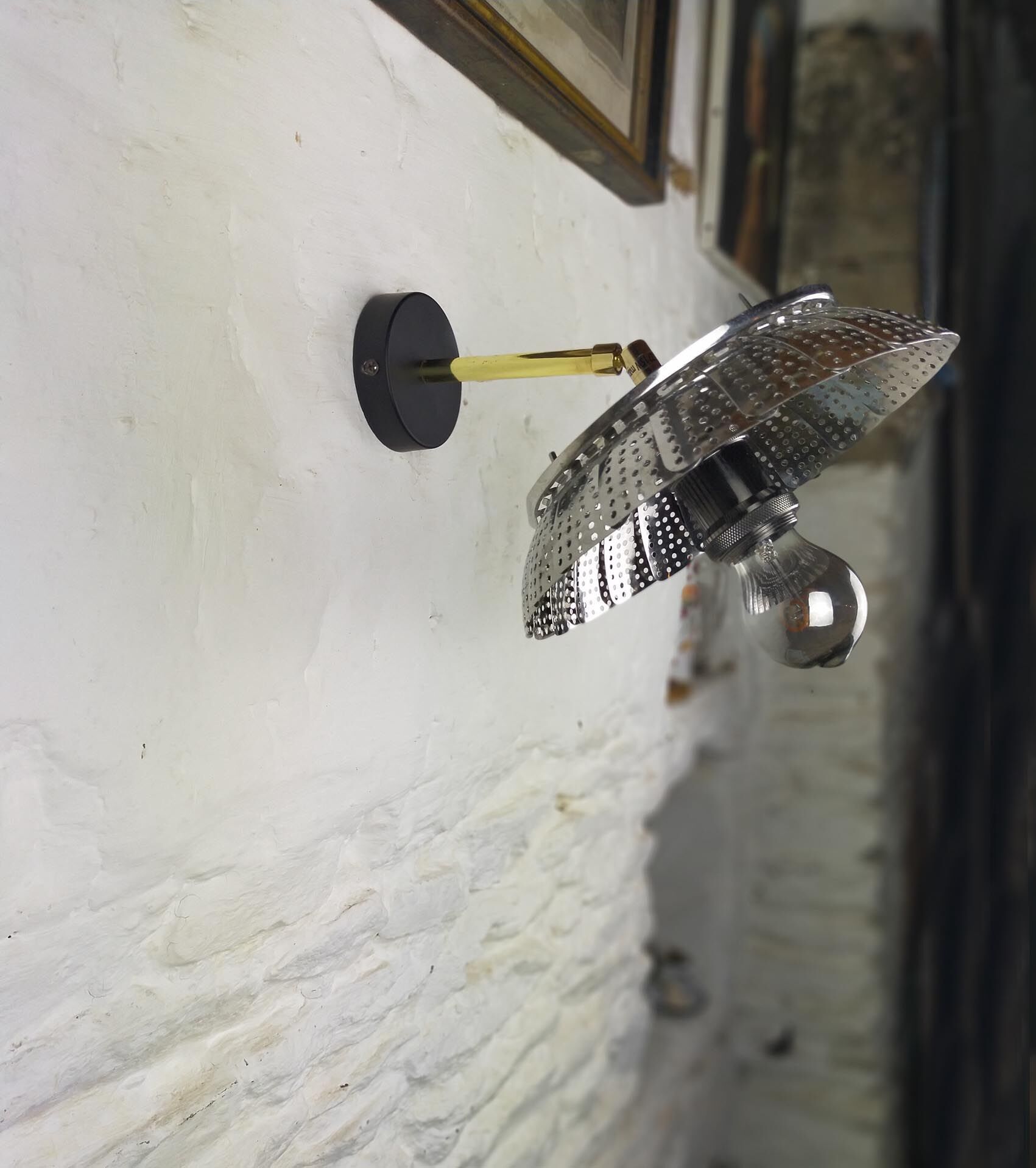 “la papillote” wall lamp by François Marin