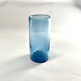 Verres à eau verre bleu