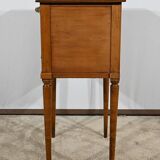 Small Living Room Table in Cherry and Walnut, Louis XVI Period – Late 18th Century