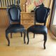Pair of Smoke Dining Chairs