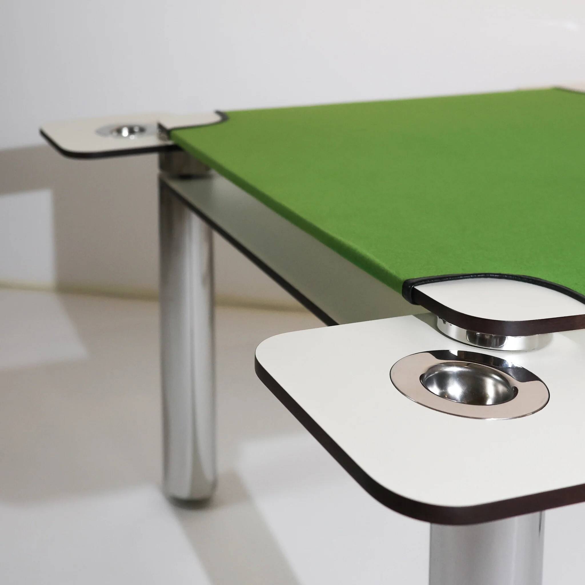 Vintage poker table by Joe Colombo for Zanotta, Italy, 1970s.