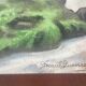 Mountain landscape, 1967. Pastel by Marcel QUENCEZ, 1912-2010.