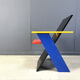 Colourful postmodern armchair, 1980s