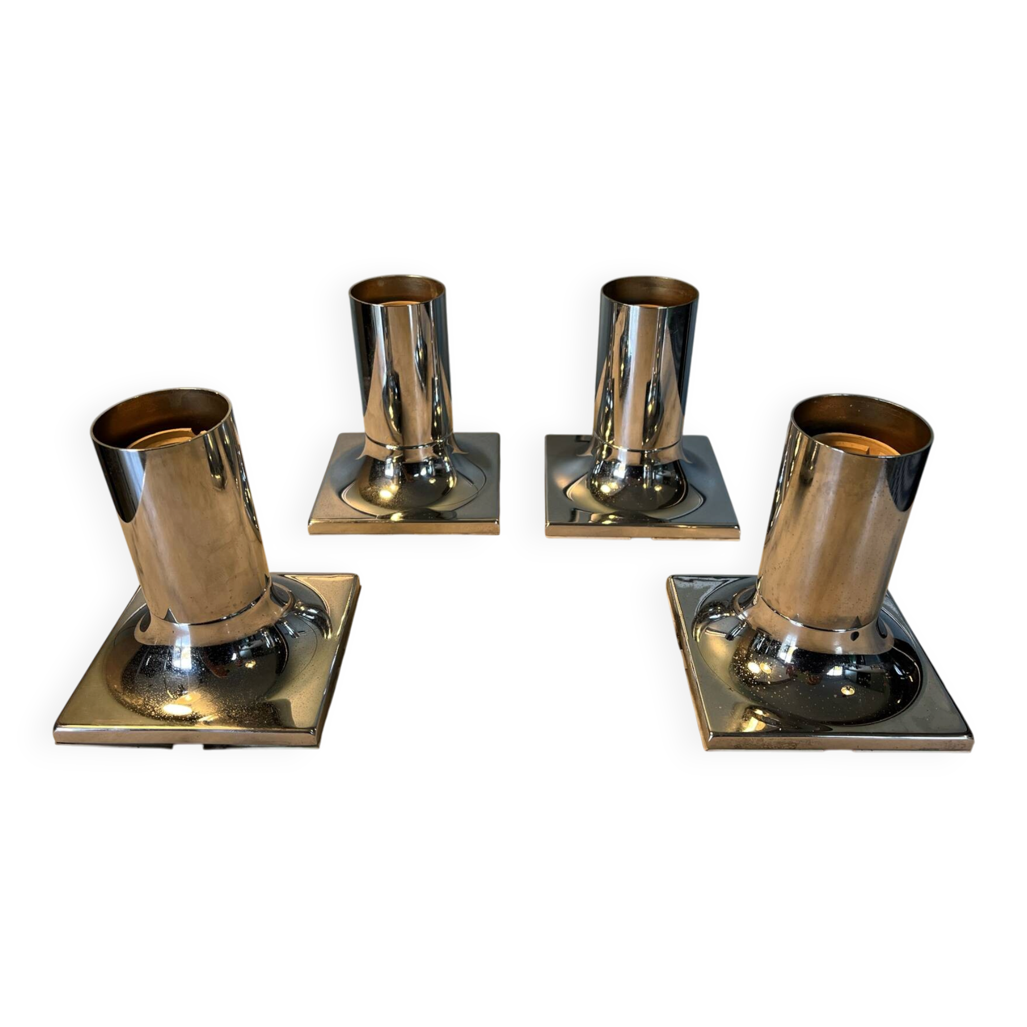 Set of 4 Rolf Krüger ceiling lights.