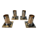 Set of 4 Rolf Krüger ceiling lights.