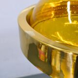 Space Age UFO Pendant Lamp by Kamenický Šenov, Czechoslovakia 1970s