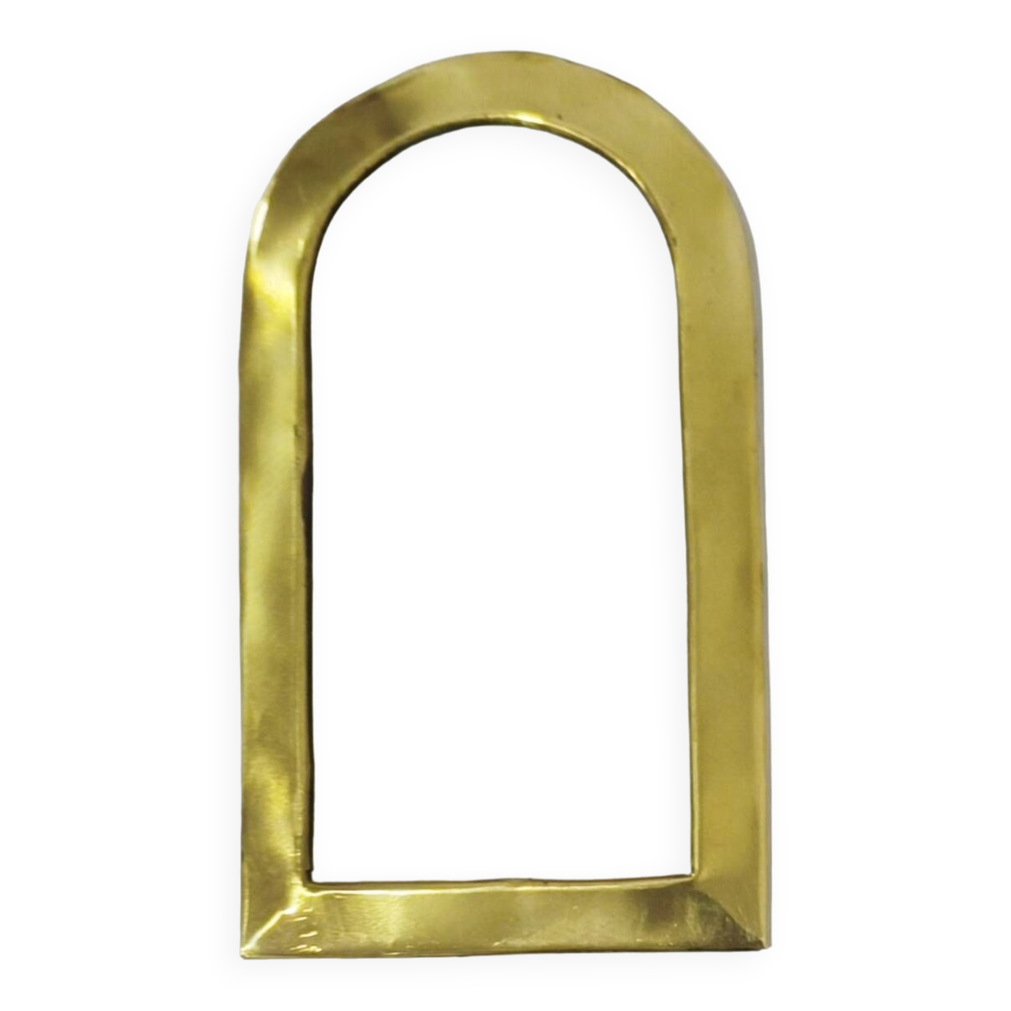 Handcrafted mirror made of brass in Morocco 25cm