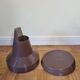 Pair of diabolo stools Giganplast, Italy, Space age